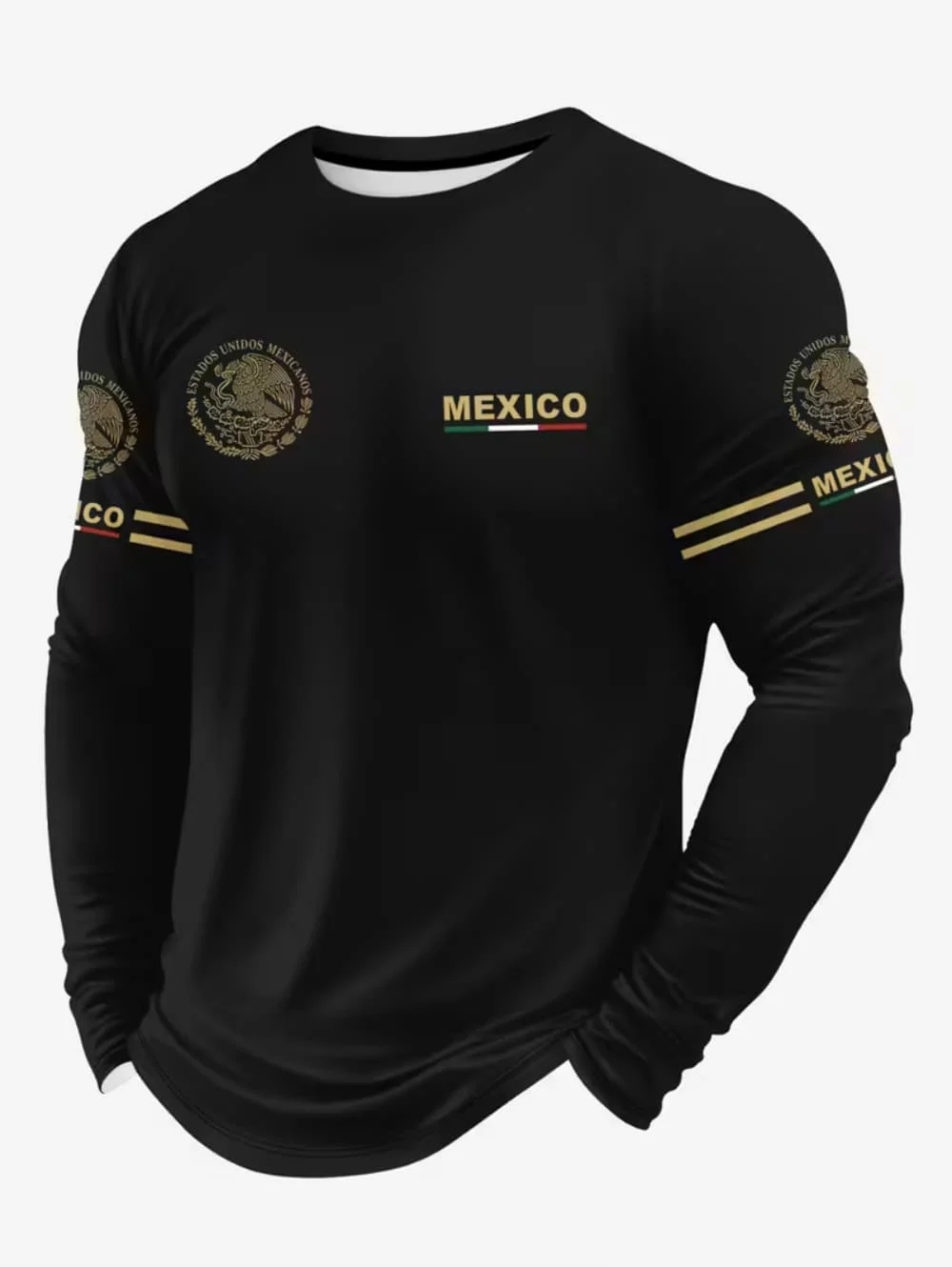 Mens Fashion Clothes - Camiseta masculina com estampa de águia