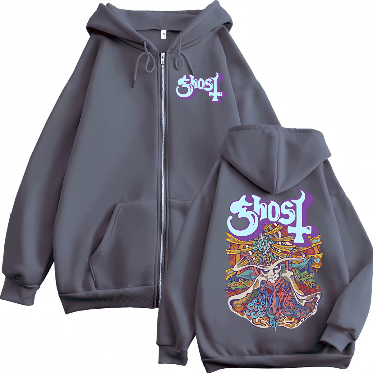 Moletons com zíper com estampa - Mens Fashion Zip Up Hoodies avaliação e preço
