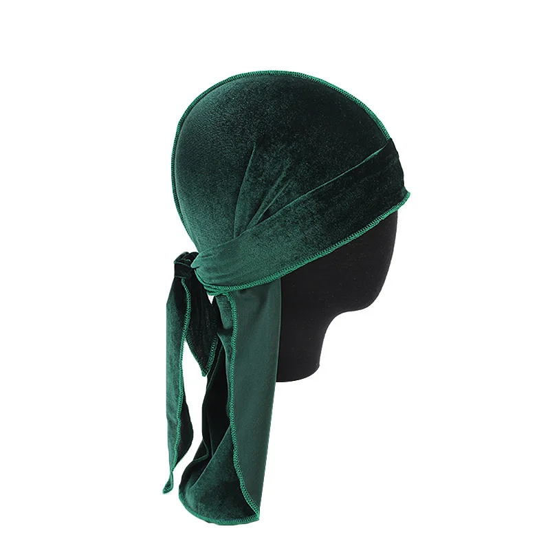 kkjoy Durags Unissex de Veludo - Men'S Fashion With Hat avaliação e preço