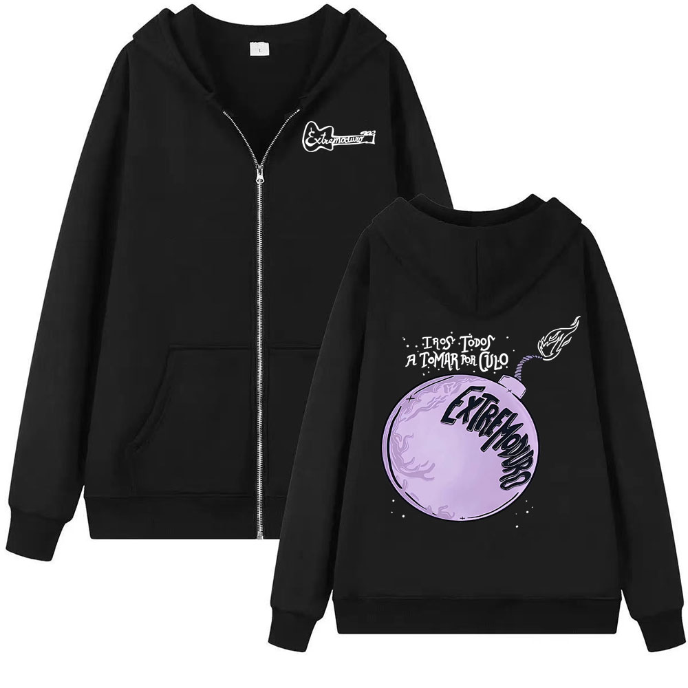 Moletom com Zíper da Banda Ext - Mens Fashion Zip Up Hoodies avaliação e preço