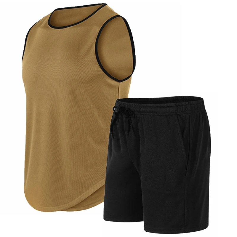 Conjunto de Camiseta Sem Manga - Mens Fashion Summer avaliação e preço