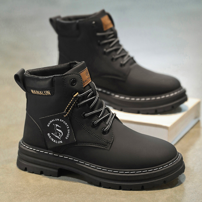 Clássico masculino botas de ca - Men'S Fashion Videos avaliação e preço