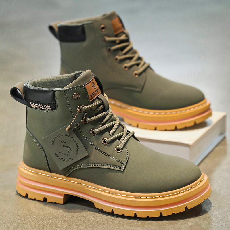 Clássico masculino botas de ca - Men'S Fashion Videos avaliação e preço