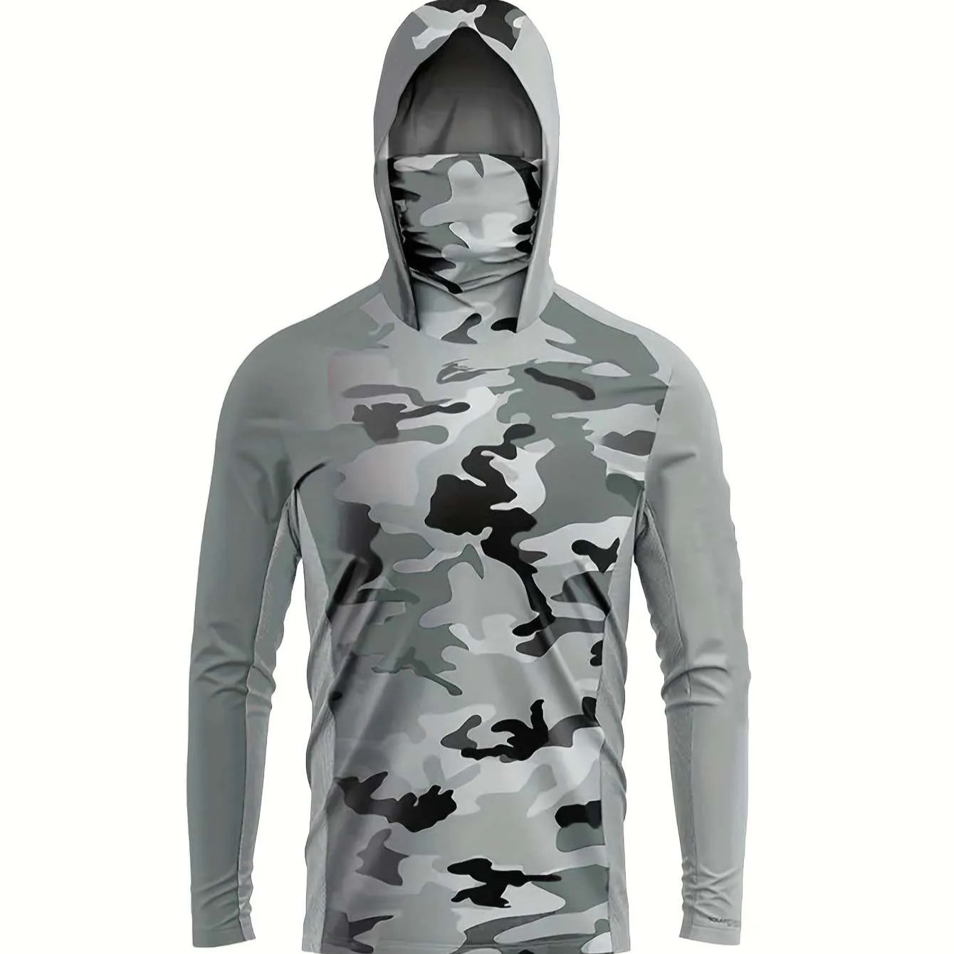 Camiseta de Manga Longa com Ca - Men'S Fashion T Shirts avaliação e preço