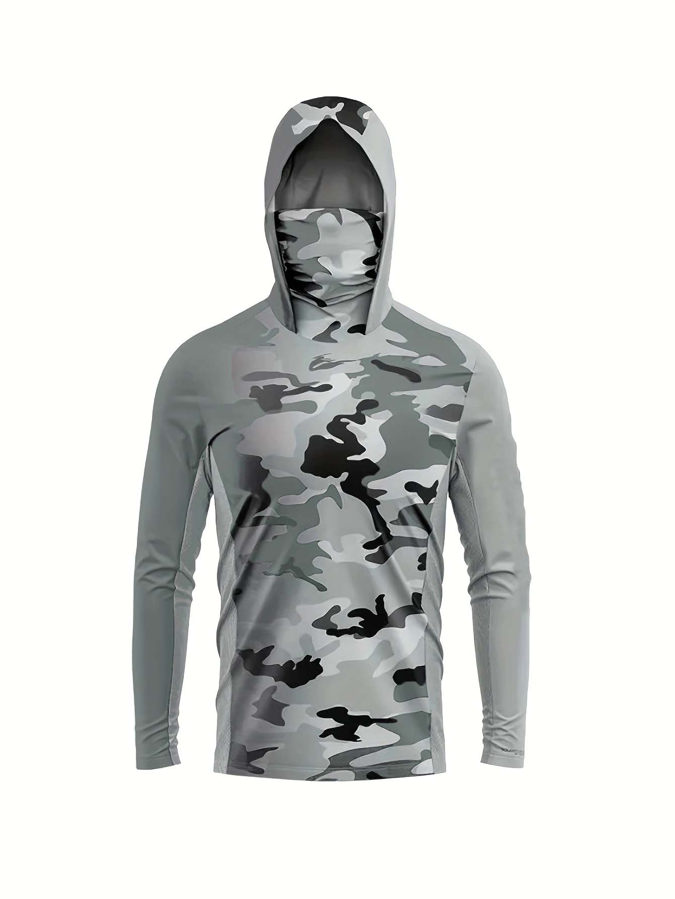 Camiseta de Manga Longa com Ca - Men'S Fashion T Shirts avaliação e preço