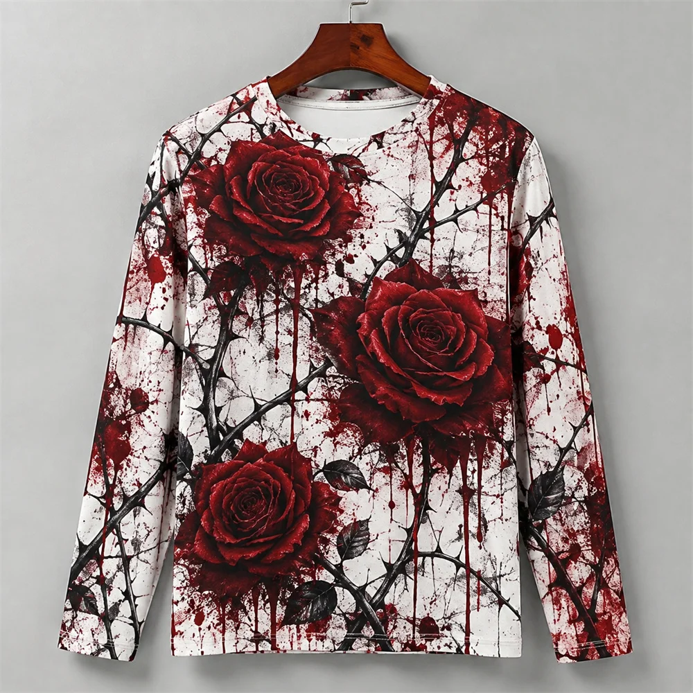 Camiseta de manga comprida com - Mens Fashion Summer avaliação e preço