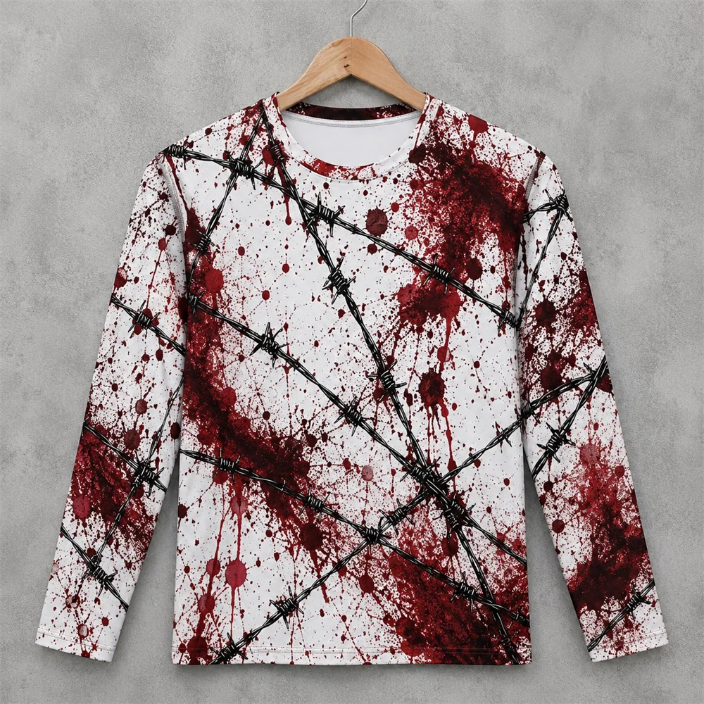 Camiseta de manga comprida com - Mens Fashion Summer avaliação e preço