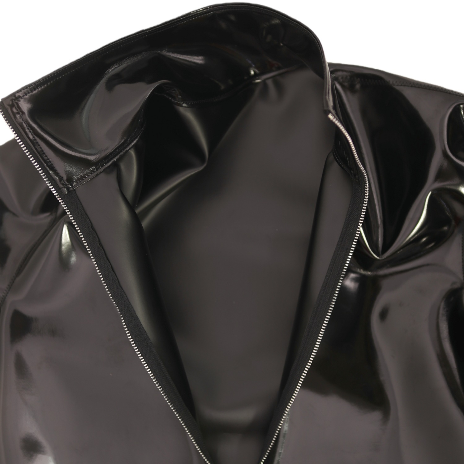 Sexy masculino pvc brilhante m - Men'S Fashion T Shirts avaliação e preço