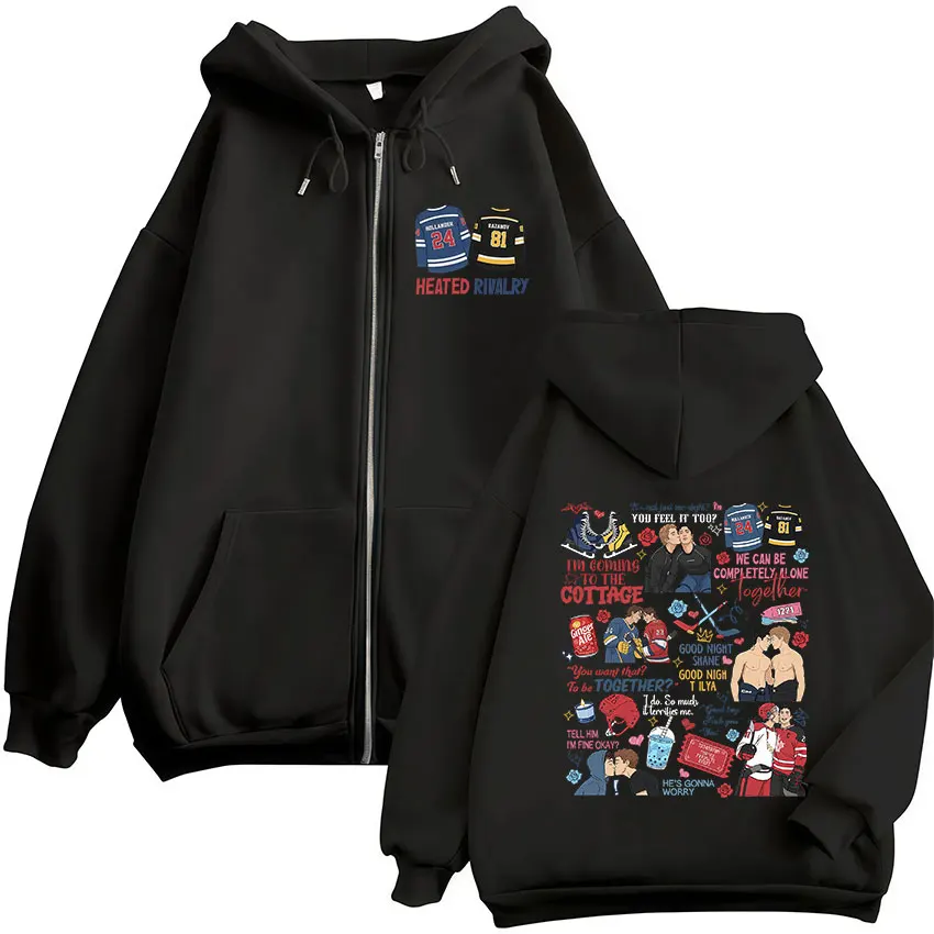 Moletom com zíper e estampa de - Mens Fashion Zip Up Hoodies avaliação e preço