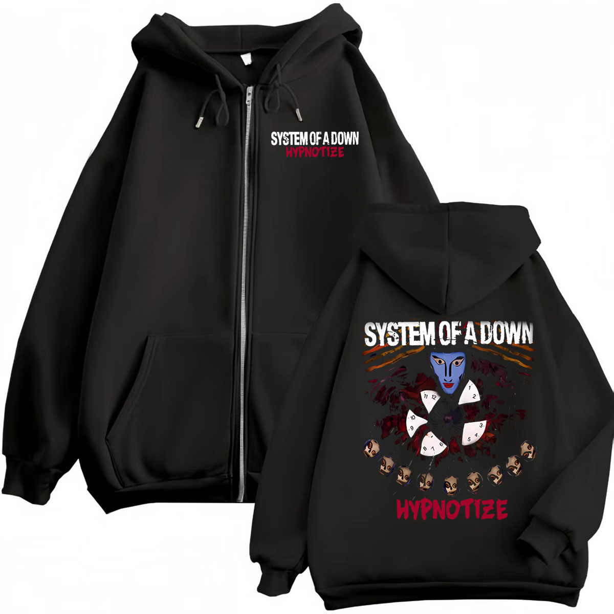 Rock Band System of A Down Hyp - Mens Fashion Zip Up Hoodies avaliação e preço