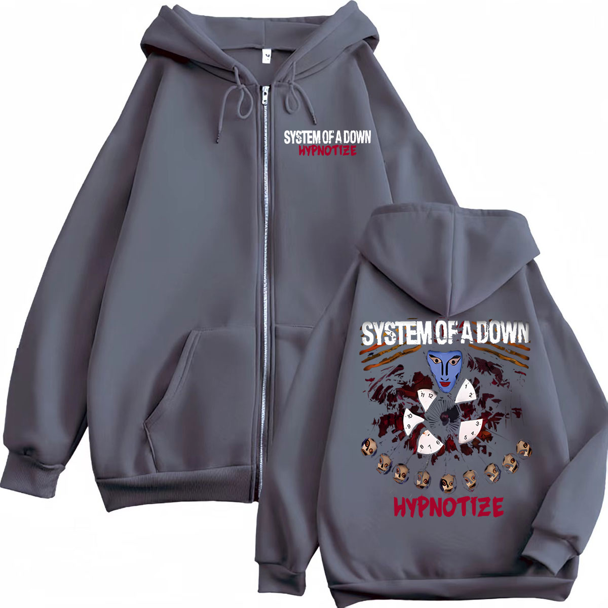 Rock Band System of A Down Hyp - Mens Fashion Zip Up Hoodies avaliação e preço