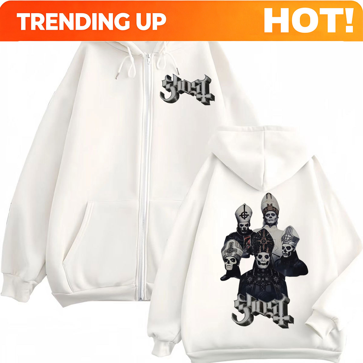 Oferta Imperdível: Moletom com - Mens Fashion Zip Up Hoodies avaliação e preço