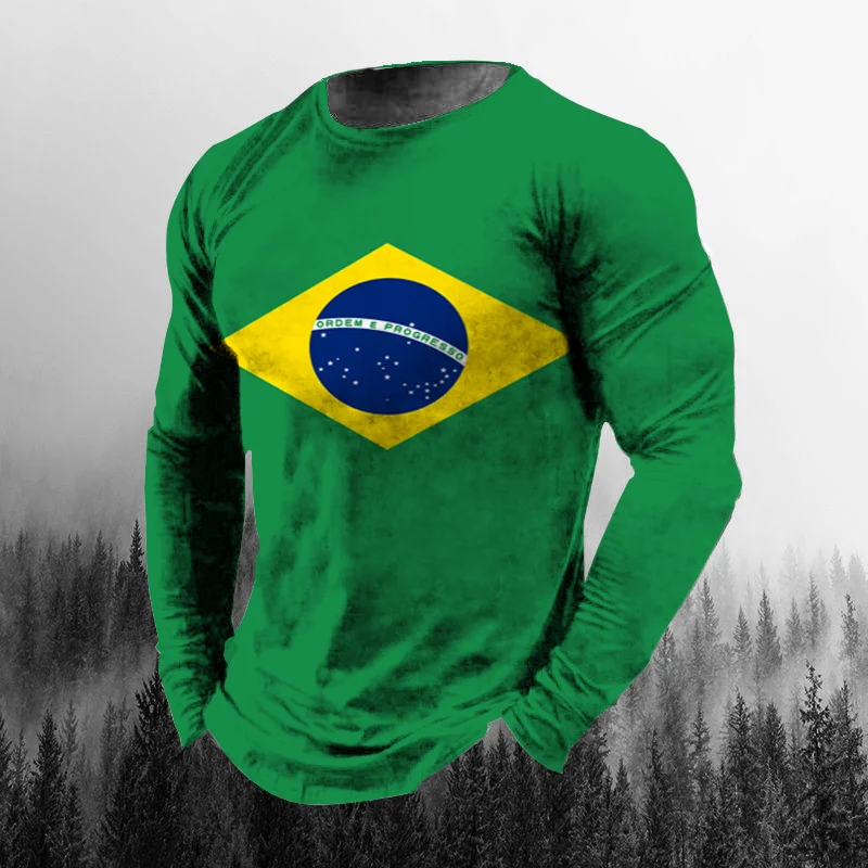Camiseta masculina de manga co - Mens Fashion Clothes avaliação e preço