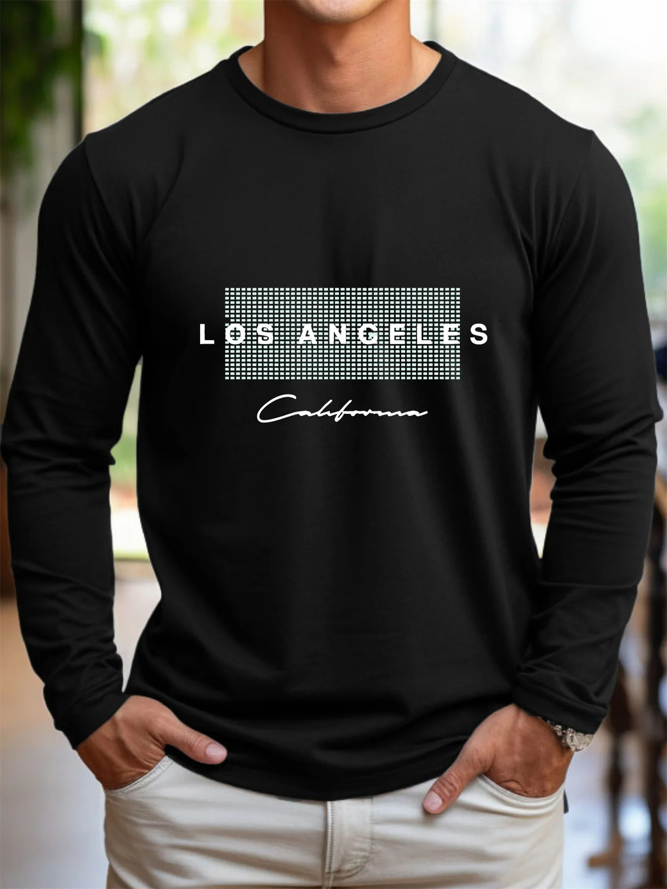 Camiseta masculina de manga co - Mens Fashion Summer avaliação e preço