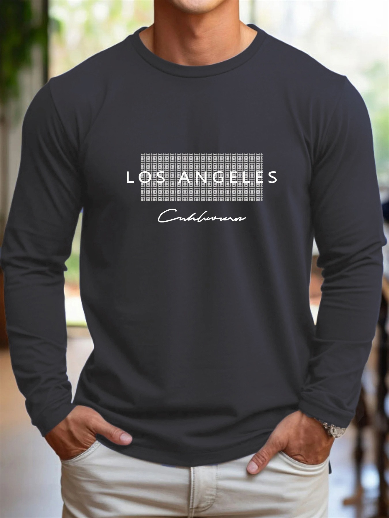 Camiseta masculina de manga co - Mens Fashion Summer avaliação e preço