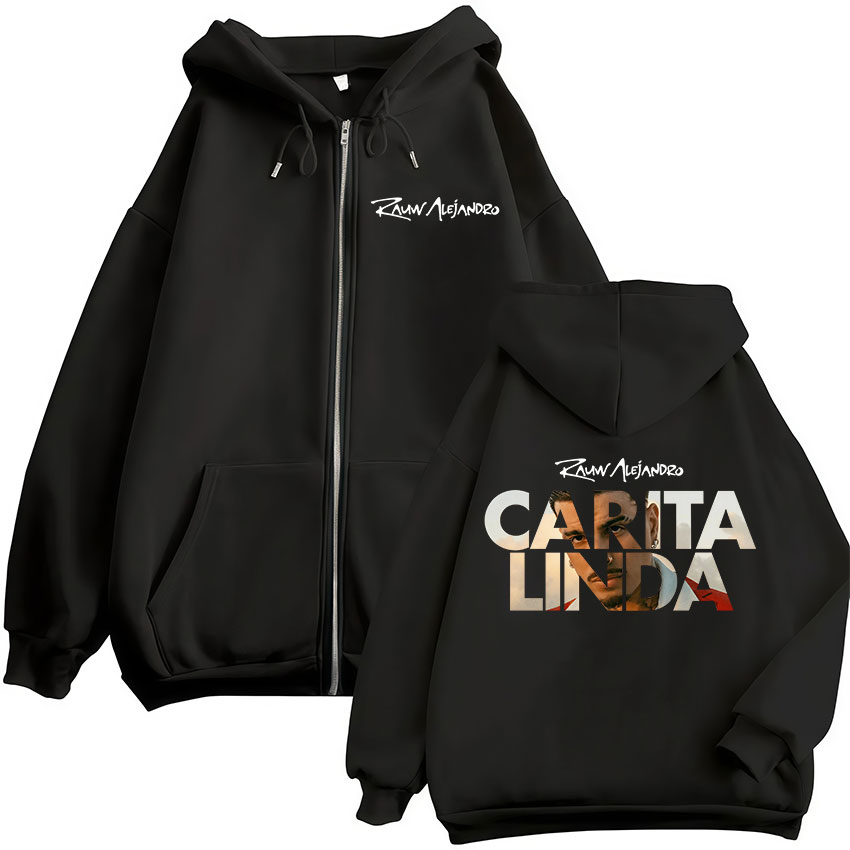Rauw Alejandro Carita Linda 20 - Mens Fashion Zip Up Hoodies avaliação e preço